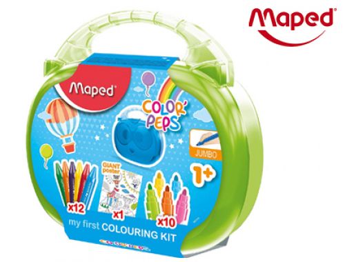 Estojo de desenho maped early age 23 pecas , Maped , 67810 , 3154148974161